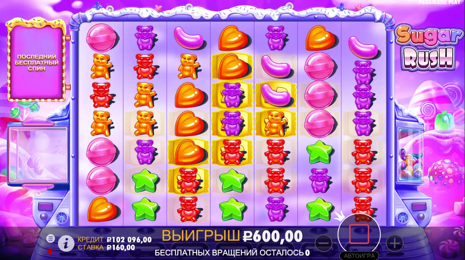 Игра в Sugar Rush бесплатно